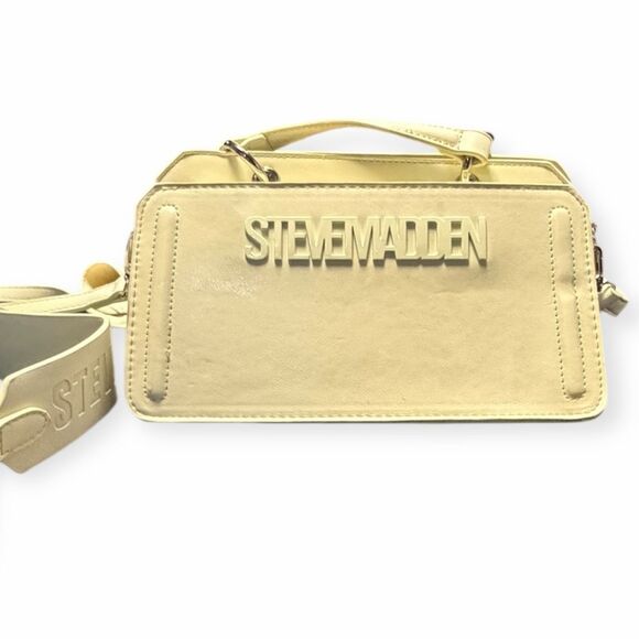 STEVE MADDEN Women’s Yellow Bevelyn Crossbody Bag - Picture 1 of 7
